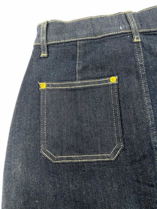 Saia jeans de cintura alta feminina, moda casual, Novo, 2023