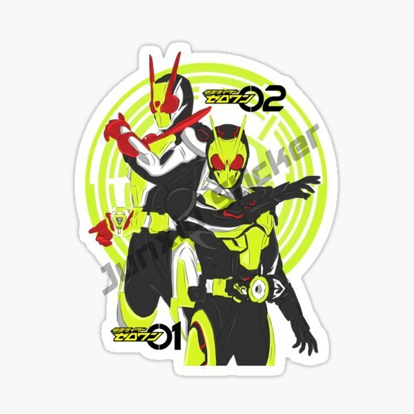 Kamen Rider-calcomanía con logotipo para ordenador portátil, pegatina para ventana de coche, tableta, monopatín, accesorio para coche, todoterreno, motocicleta, decoración de Camping