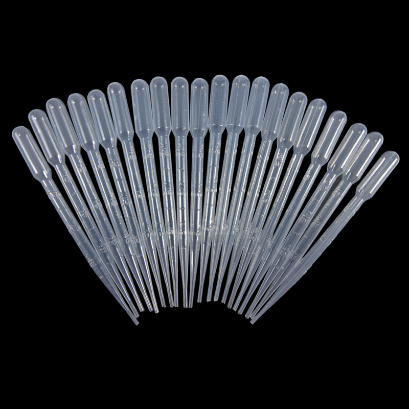 20PCS Economical Disposable Plastic Dropper with Graduated Pipette - Perfect for Chemistry and Biology Experiments