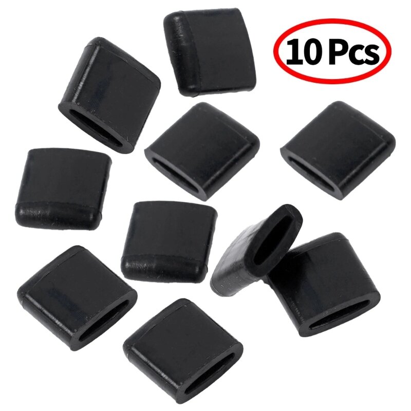 10 Pcs Air Fryer Rubber Bumpers Silicone Air Fryer Basket Protective Feet Tray Rubber Feet Air Fryer Replacement Part Dropship