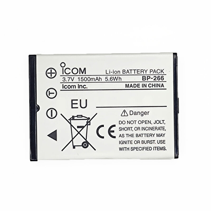 Portable Walkie Talkie Li-ion Battery BP-266 For Icom IC-M23 IC-M24 Two Way Radios ICM23 ICM24 Extra Battery Intercom Accessory