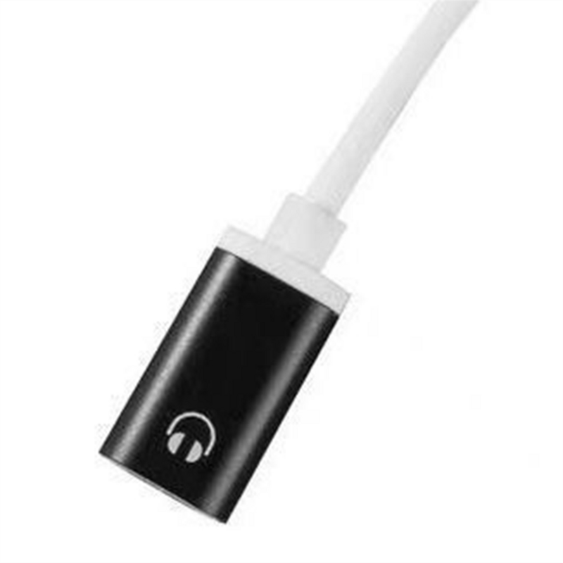 10Pcs Headphone Converter 3.5mm Male to Type C Female Headphone Converter, Analog Headphone Converter Black