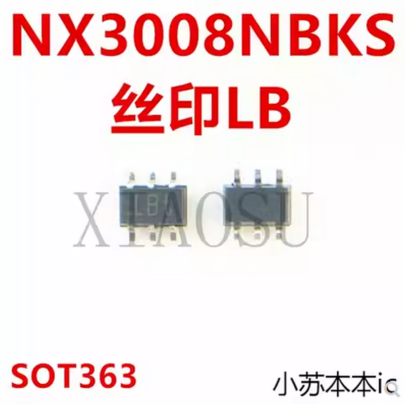 Original NX3008NBKS LF SOT-363 chipset, 100% novo, 20 pcs
