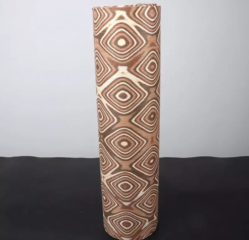L: 2,5 метров Ширина: 58 см T: 0,5 мм древесный шпон в винтажном стиле для обновления декоративной мебели в отеле