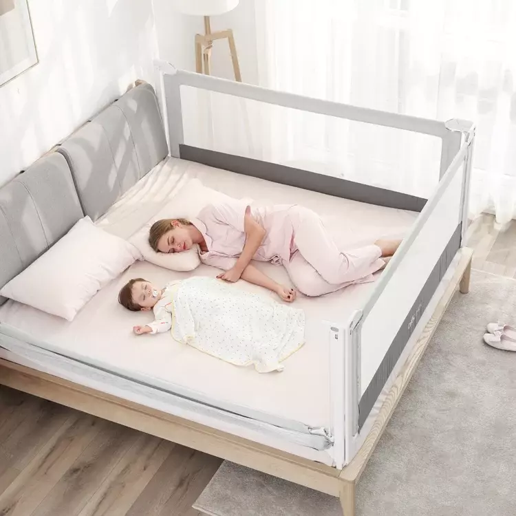 Barrière de lit portable pour adultes et enfants, pare-chocs de sécurité pour bébé, protection pour bébé, lit pliable, R64.