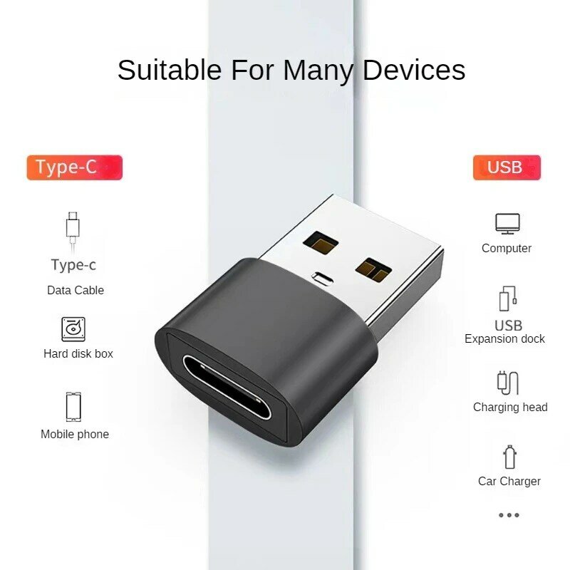 USB To Type C OTG Adapter for IPhone 11 12 13 14 Pro Max Accessories Type-c Female To USB Male Converter for Apple IPad Samsung