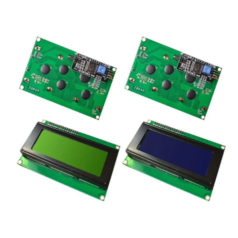 LCD2004 + I2C 2004 20x4 2004A schermo blu/verde HD44780 caratteri LCD /w IIC/I2C modulo adattatore interfaccia seriale per Arduino