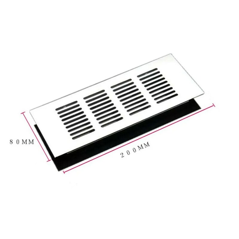 High Quality Hot New Brand New Ventilation Grille Shoe Cabinets Silver Air Vent Bathroom Doors Computer Cabinets