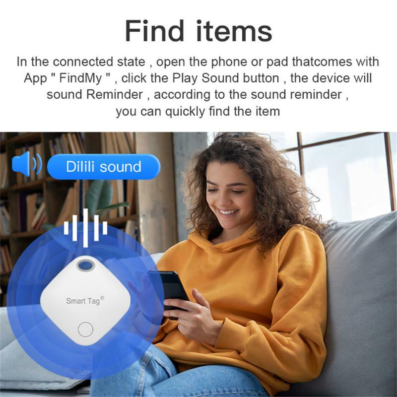 Itag Find My Locator Mini GPS Tracker IOS System Positioning Anti-loss Device For Elderly Children Pets Works With Find My APP