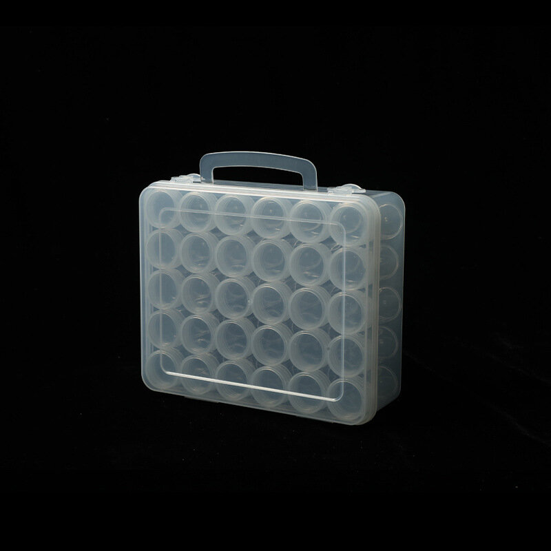 Amazon vendita calda 30 griglia trasparente iniezione bottiglia vuota Set scatola di immagazzinaggio pittura diamante paillettes piccola scatola di perline