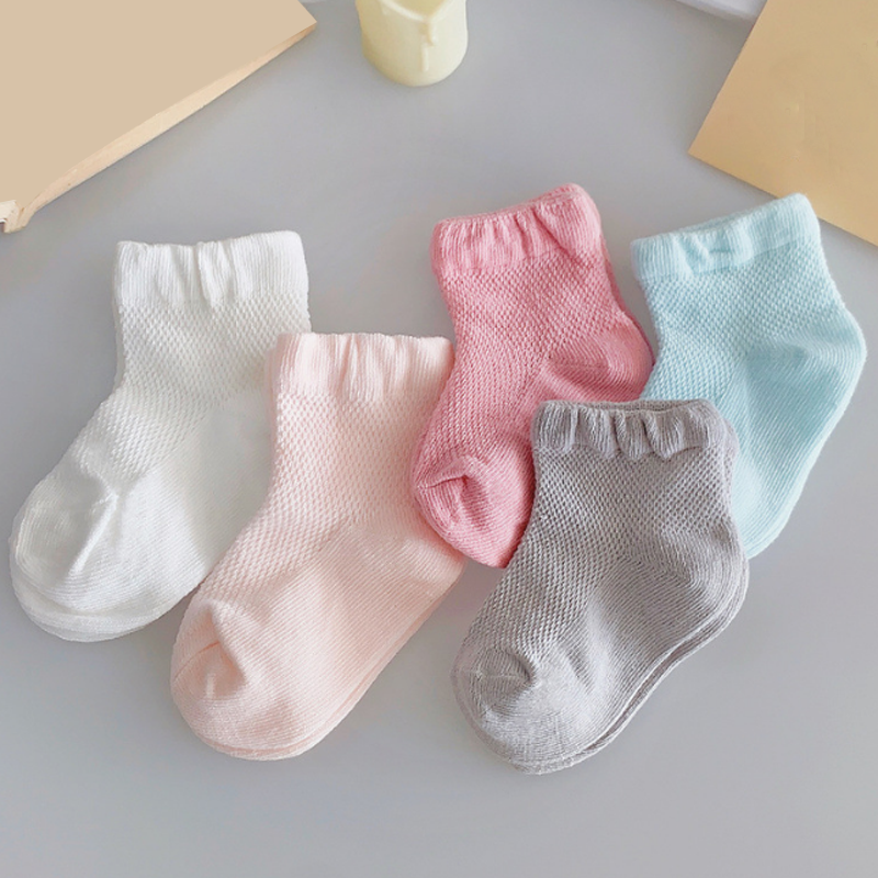 3Pair/lot New Baby Socks Summer Thin Boys and Girls' Socks