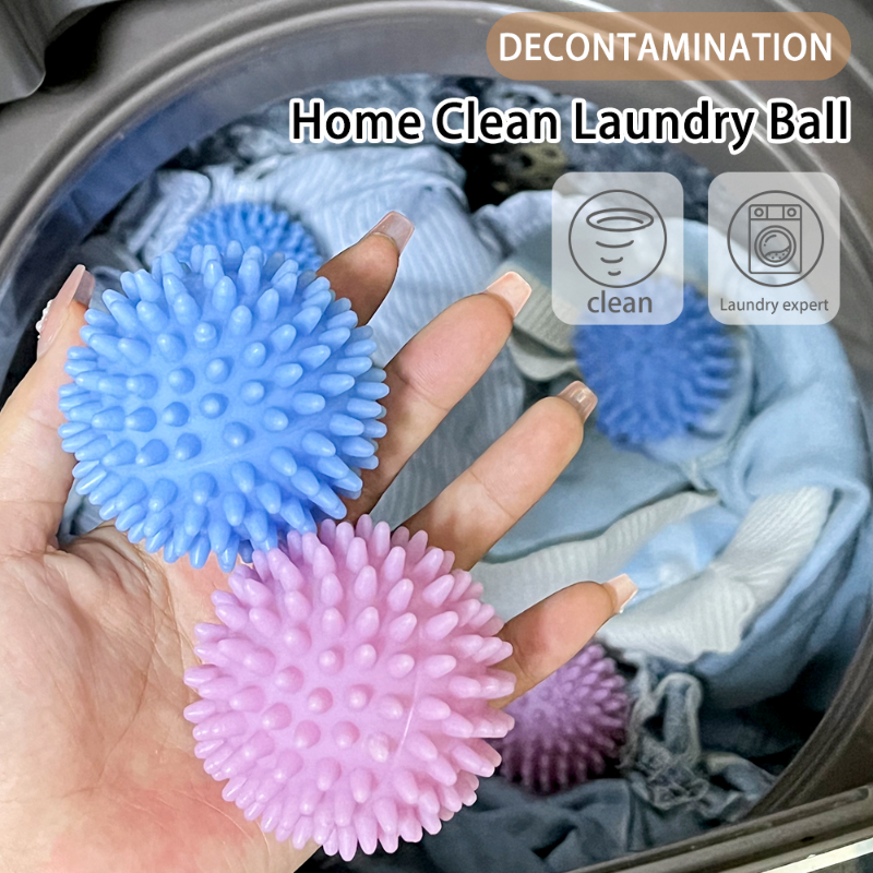 5/1 pz palla magica per bucato riutilizzabile in PVC solido palla per la pulizia della casa lavatrice vestiti ammorbidente strumenti per la pulizia