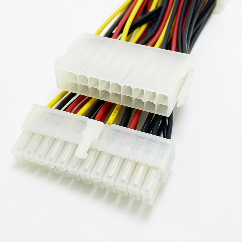 20pin męski na 24-pinowy żeński Adapter kablowy z tworzywa sztucznego 20 Pin do 24 Adapter złącza pinowego kabel złącze ATX