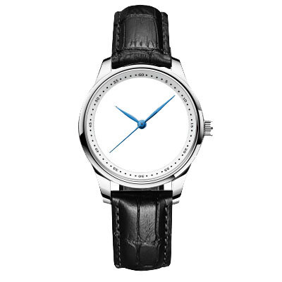 Reloj de pulsera de cuero genuino para hombre y mujer, cronógrafo con logotipo personalizado y foto, patrón de Bambú