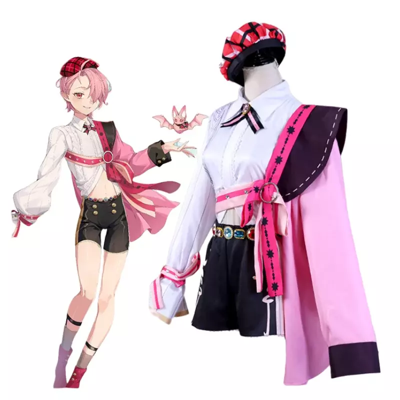 Aster Cosplay Game Nu Carnival Costume parrucca Shota Boy Halloween For Woman Set