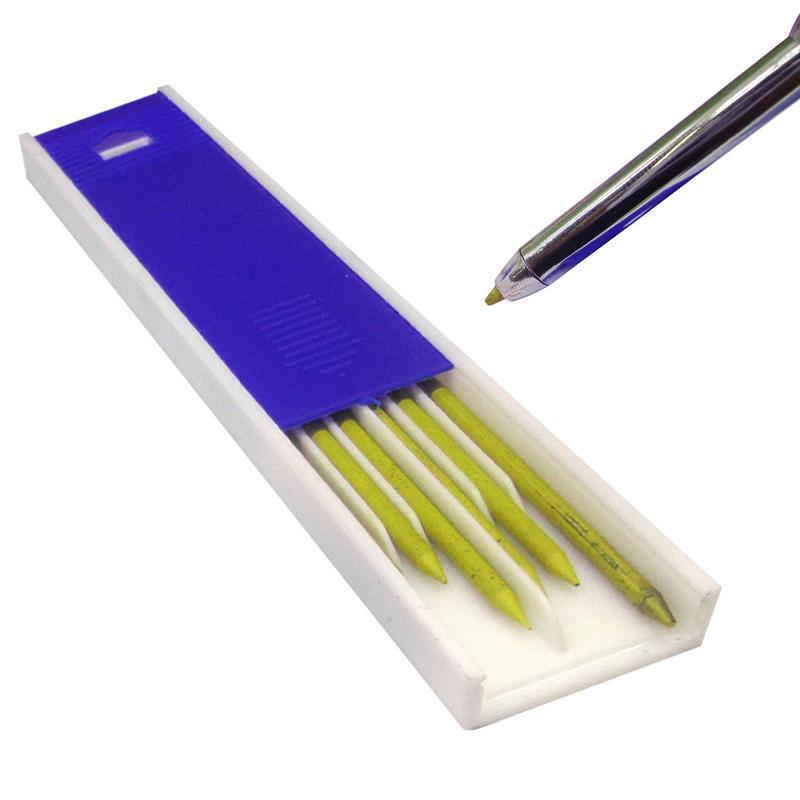 단단한 목수 연필 리필 리드, 깊은 구멍용 기계식 연필 마커 마킹, 목공 도구, 3 가지 색상