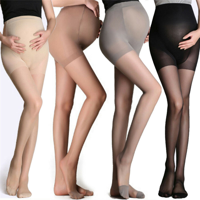 High Elastic Leggings Ummer Maternity Pregnant Women Pregnancy Pantyhose Adjustable Ultra ThinTights Stockings