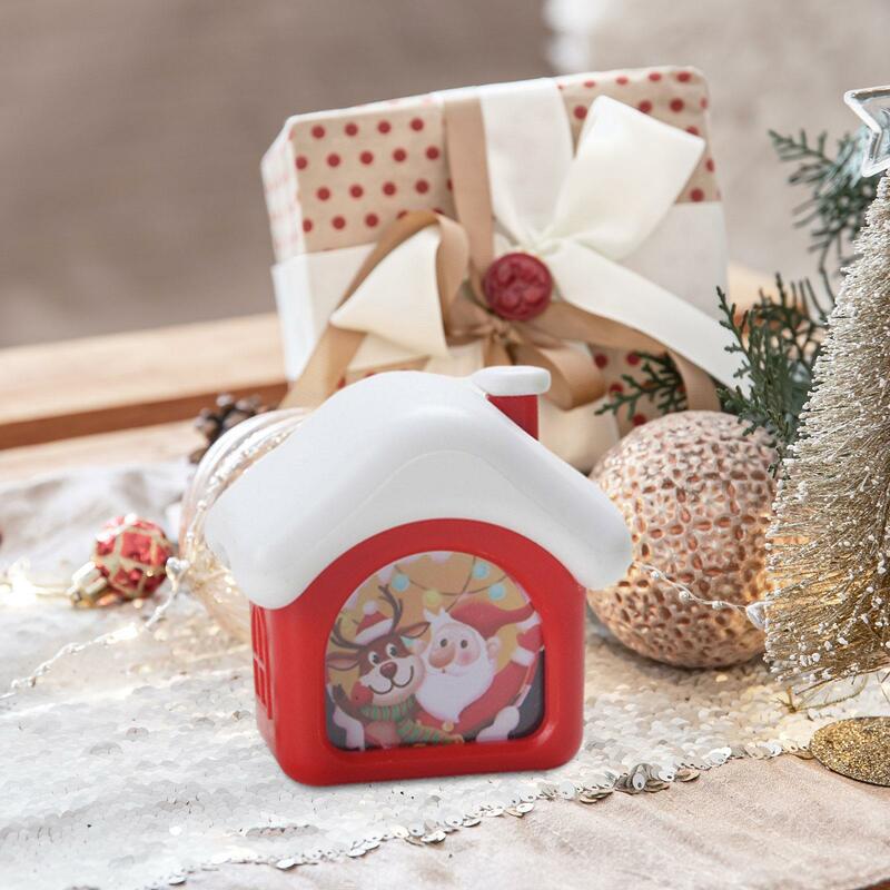 Кукольный домик, рождественские украшения, Игрушечная модель, крошечный телевизор, камин
