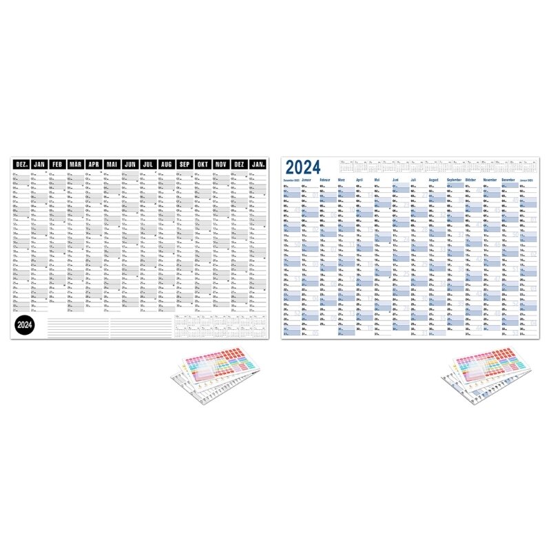 2024 Yearly Wall Planner 2024 Wall Calendar Planner 2024 Wall Planner from 1. 2023 12. 2025, 74x52cm Wall Calendar