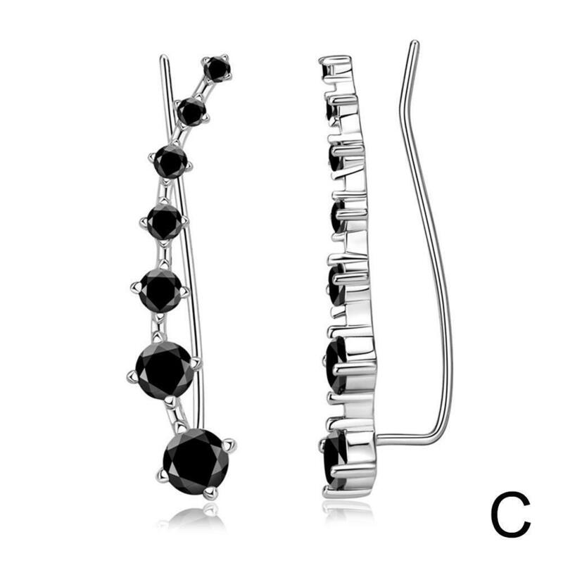 Big Dipper Zircon Earrings Colorful Simple Diamond Earrings Fashionable Seven Diamond Earrings Women'S Earrings