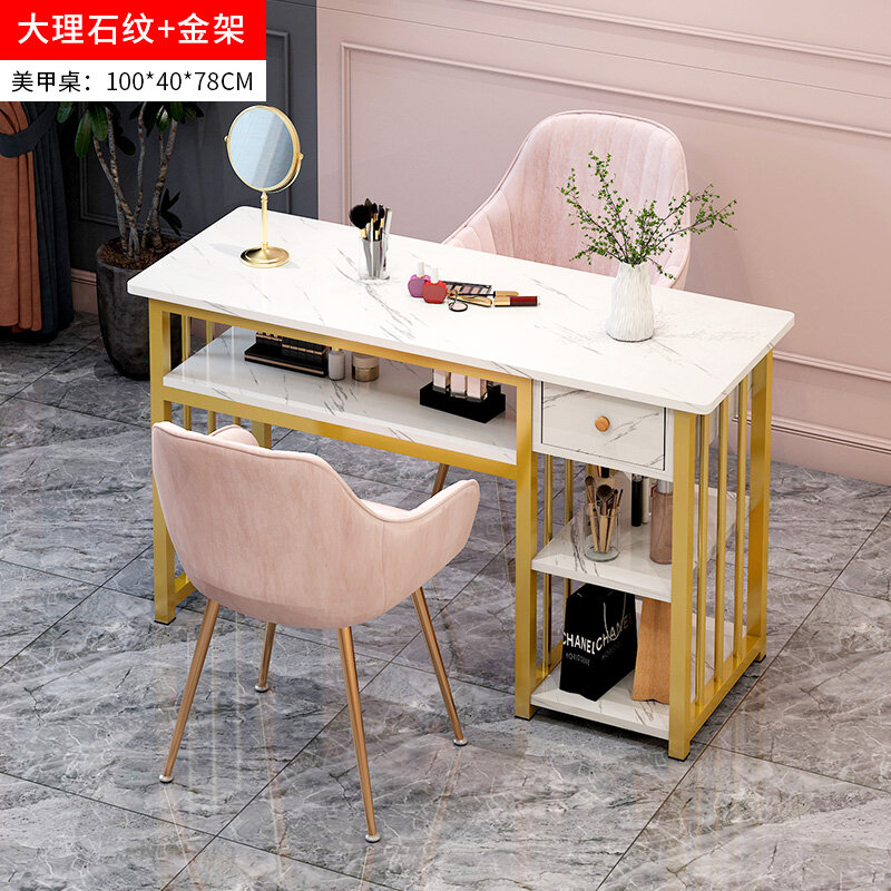 Stół do paznokci cena promocyjna ekonomiczny do salonu stylizacji paznokci stół z krzesłami japoński luksus światła