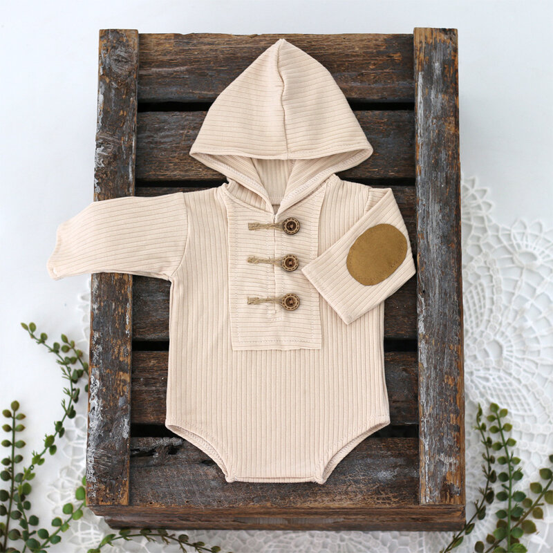 Puntelli per fotografia neonato pagliaccetto per neonato Retro Little Gentleman Photography abbigliamento accessori