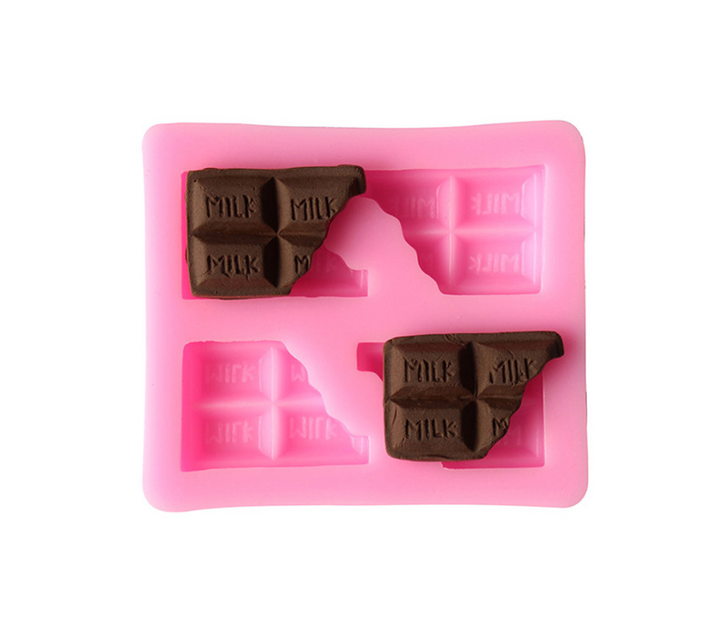 DIY Chocolate Half Chunks Shape Silicone Mold Mold Mousse Pudding Dessert Cake Decoration Resin Kitchen Tools Mold For Baking