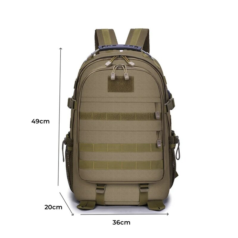 Уличная тактическая спортивная сумка, 600d Водонепроницаемая и износостойкая, многофункциональный эргономичный дизайн, для тактического альпинизма