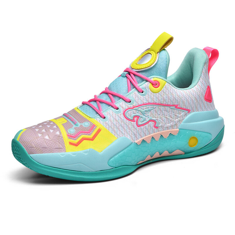 2024 New Sports Shoes for Boys and Girls for Four Seasons, Professional Basketball Shoes, Low-cut Cushioning and Rebound