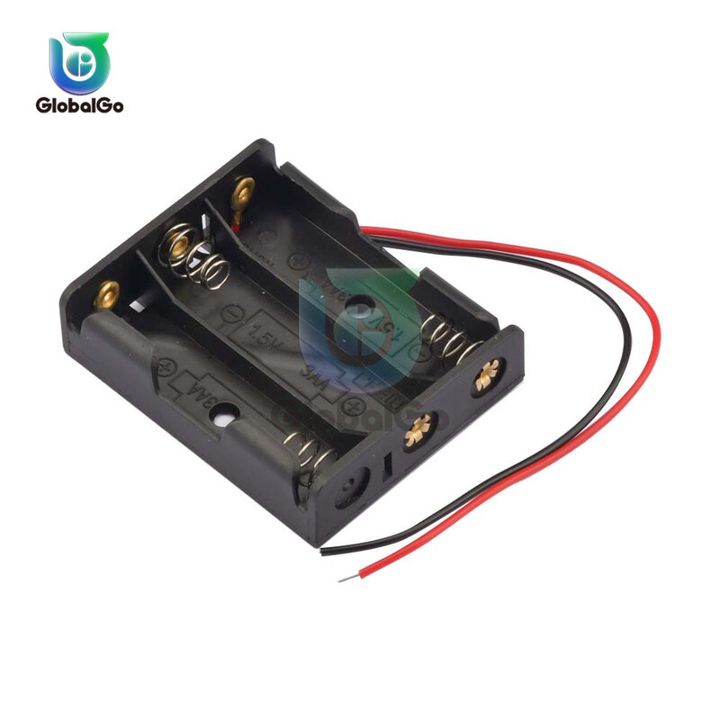 DIY Plastic 18650 Battery Box Storage Case 1 2 3 4 5 AA 18650 Power Bank Cases Battery Holder Container With Wire Lead