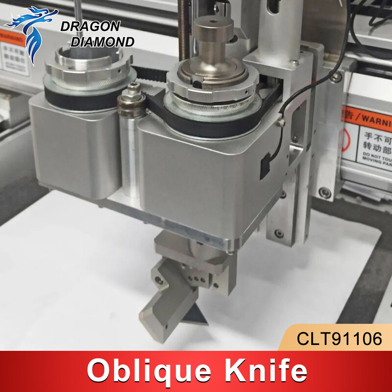 Couteau Oblique à Tête Vibrante en Cuir CNC, Machine de Gravure et de Découpe Publicitaire, CLT91106