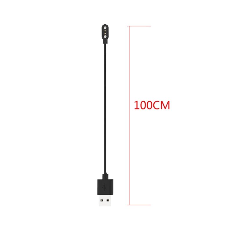 Cargador USB de 1M/3,3 pies para reloj inteligente ZL02D, Cable de carga rápida, base de soporte, adaptador de corriente, accesorios para reloj inteligente ZL02D