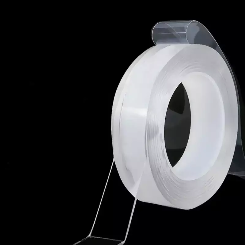2m Long Nano Tape Transparent Waterproof Strong Adhesive Tape Reusable Nano Tape Kitchen Bathroom Home Decor Sticker
