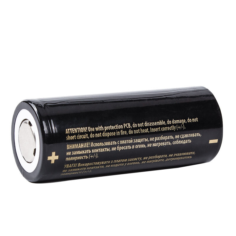 Sofirn 26650 baterai isi ulang datar atau atas 5500mAh 3.7V kapasitas tinggi daya tinggi senter SM12 hadiah