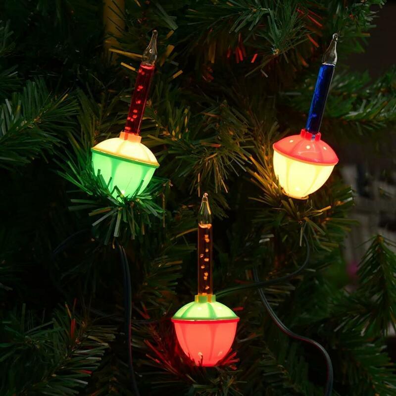 Lumières à bulles de Noël étanches à faible consommation d'énergie, lumières LED vibrantes, économie d'énergie, ensemble de 3