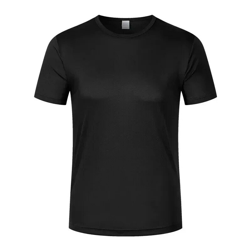 T-Shirt Print Logo Vrouwen Voor Mannen Sneldrogend Hardlopen Gym Custom Marathon Korte Mouw Sportkleding Diy Merk Groothandel Goedkoop