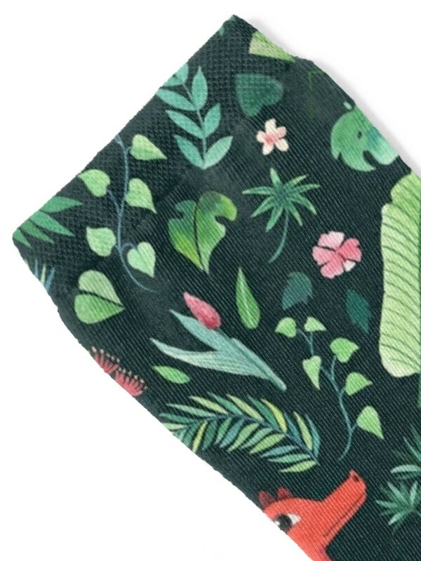 Calcetines de dragón Tropical para hombre y mujer, medias esenciales de marca de lujo, regalo de ciclismo