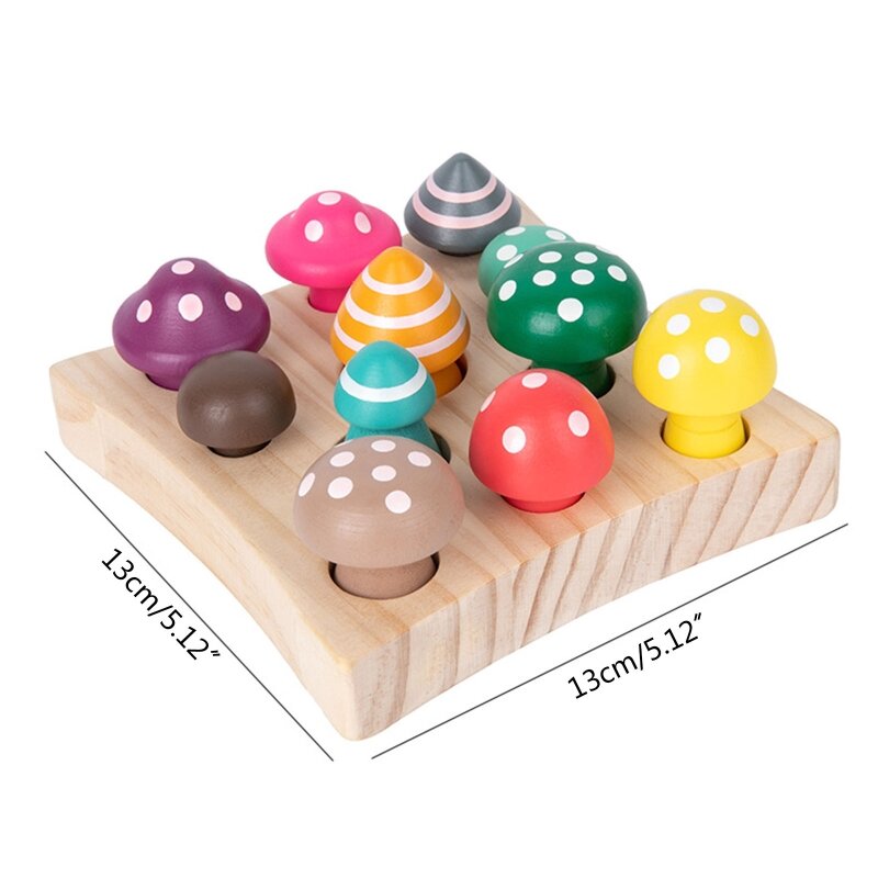 Table for Play Toy Game Portable Multifunctional Picking Mushroom Toy Table Game for Creative Kids Math Learning Dropship