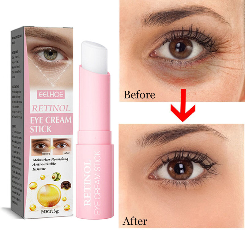 Retinolo Eye Cream rimozione istantanea occhi rughe occhi occhiaie rimozione borse Stick idratante bellezza salute corea cosmetici