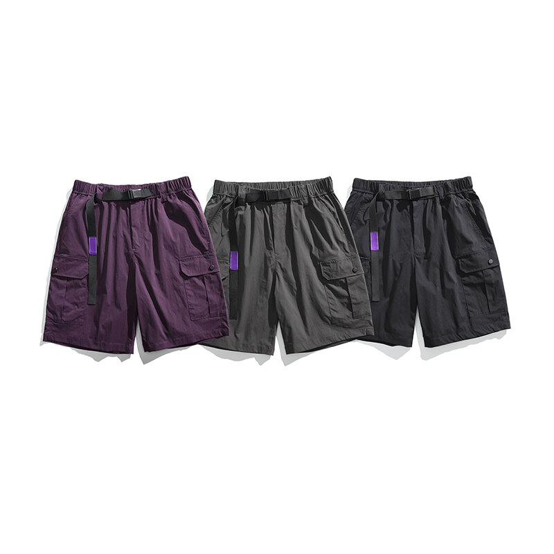 Pantalones cortos deportivos de secado rápido para hombre, pantalón informal de talla grande 3XL, para playa, verano, 2024