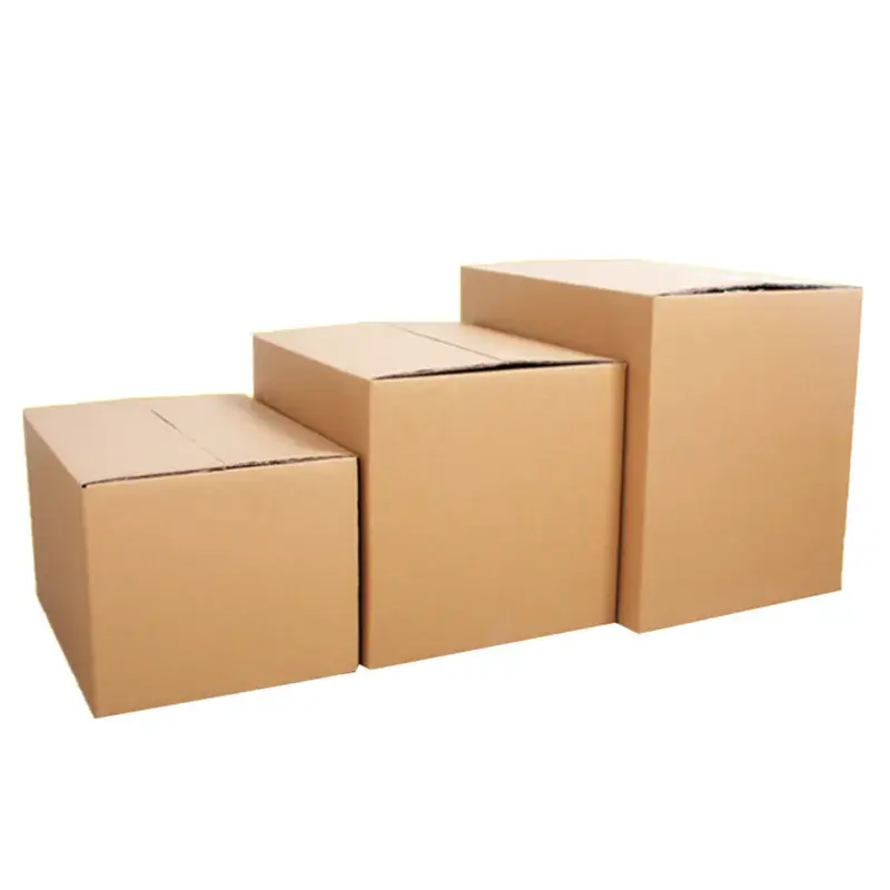 Kemasan kotak Kantor Pos bergelombang perlengkapan kilat 10 buah/lot pengiriman kertas karton hadiah cokelat