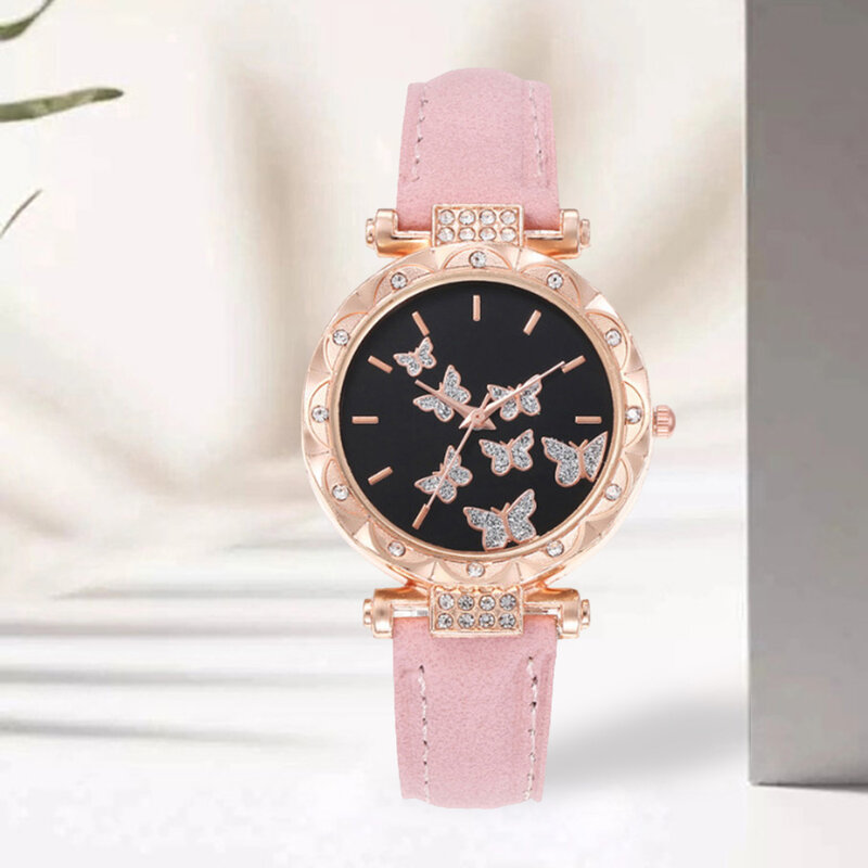 Zestaw luksusowy zegarek damskich biżuteria i artykuły prezentowe kształt motyla użytku w pomieszczeniach lub do codziennego użytku