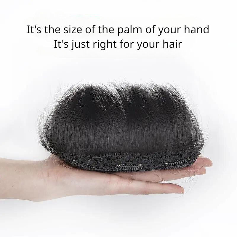 Clip-in extensões de cabelo adequado para diluir peruca, fofo pedaço de cabelo acolchoado, aumentar o volume, 10 cm, 20 cm, 30cm, uso feminino