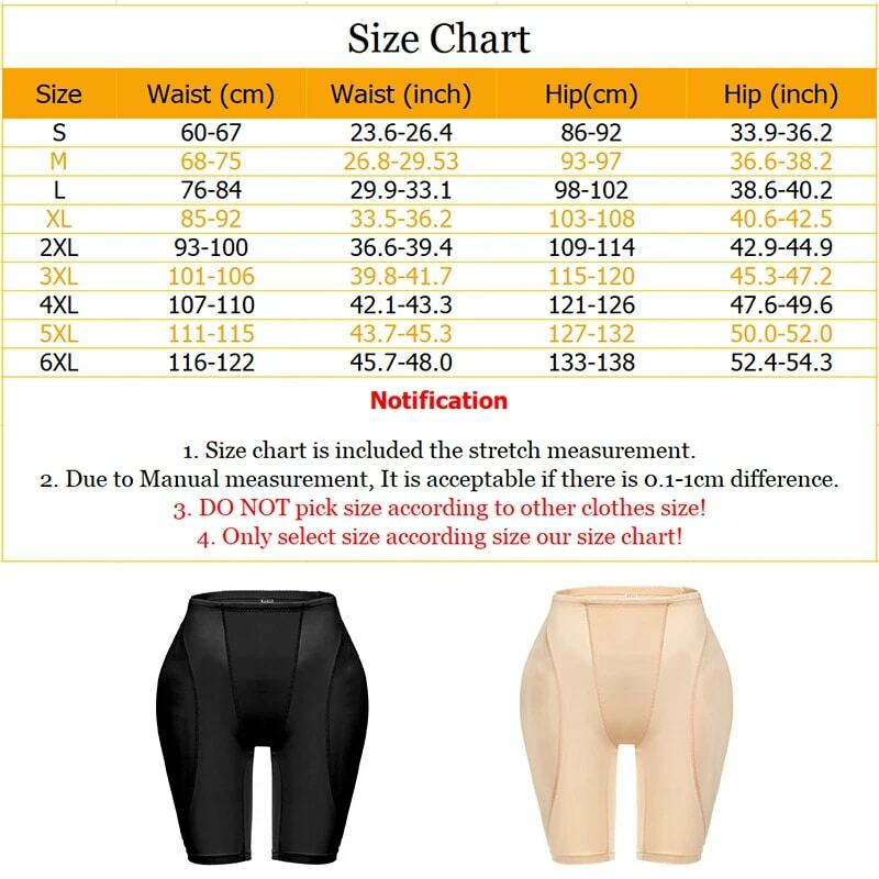 Falso Butt Push Up Padding Calcinha para Mulheres, Waist Trainer, Shapewear, Hip Enhancer, Aparador de coxa, Hip Pad, Shaper do corpo Shorts