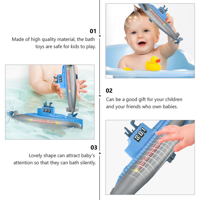 Bathing Toys Kids Children’s Baby Playthings Shower Spray Water Floating Clockwork