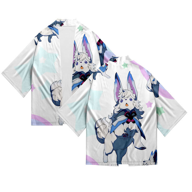 Anime-Spiel fgo absolute dämonische Front Babylon ia 3d Kimono-Shirt Männer Frauen Sieben-Punkt-Ärmel Tops lässige Strickjacke Jacke Kleidung