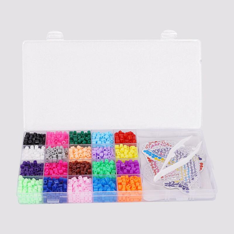 Set di perline fusibili per artigianato creativo-perline colorate vivaci per progetti fai da te