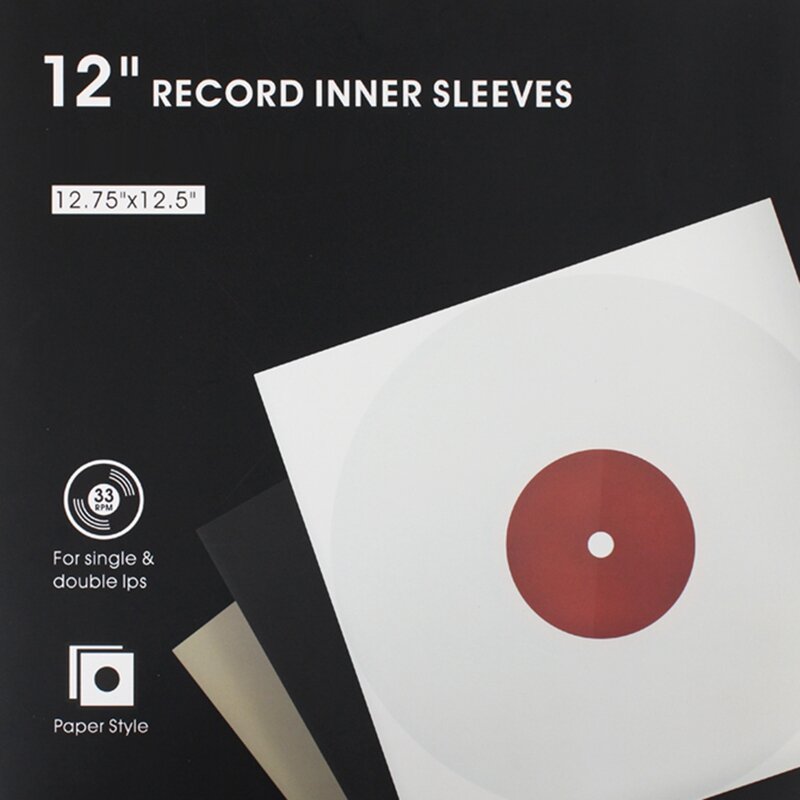 20 pezzi 12 pollici LP Record Cover maniche esterne richiudibili sacchetto di carta sacchetti di immagazzinaggio di dischi in vinile