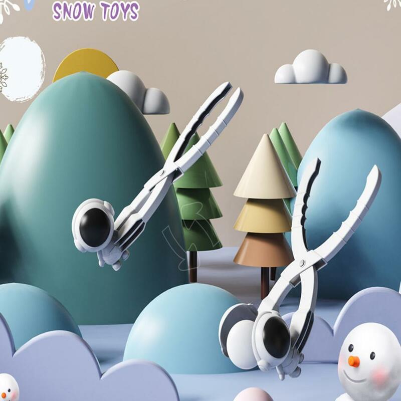 Snowball Making Clip piękny oszczędzający pracę wygodny uchwyt astronauta Design zacisk śniegowy do zabawek dla dzieci