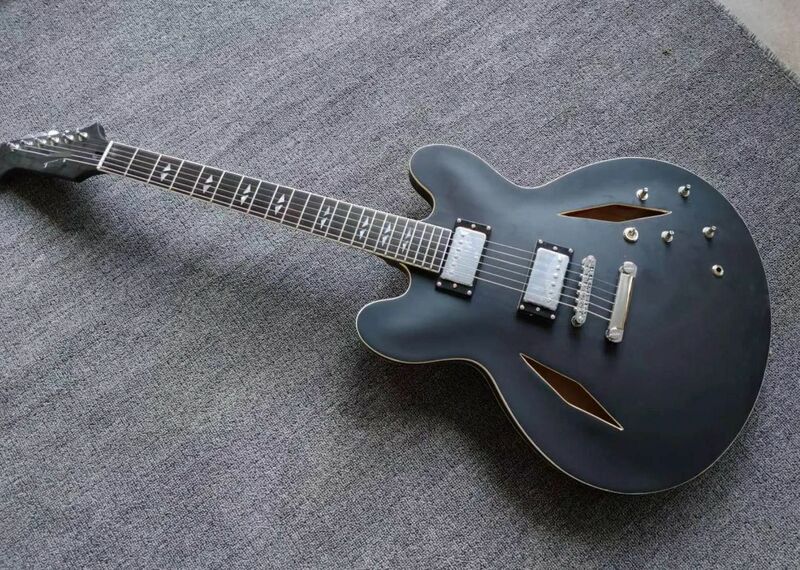 Gb $ on Matte Black Guitar, alta qualidade, frete grátis, Made in China